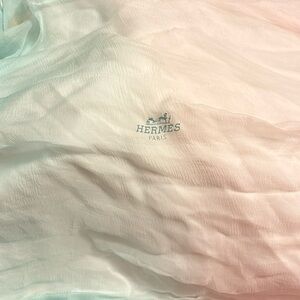 Hermes silk scarf